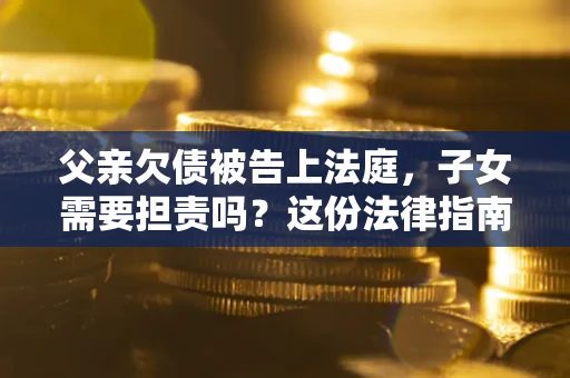 北京父亲欠债被告上法庭，子女需要担责吗？这份法律指南必须看完