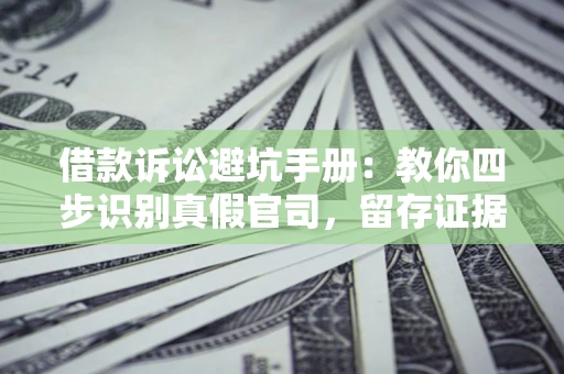 北京借款诉讼避坑手册：教你四步识别真假官司，留存证据不踩雷