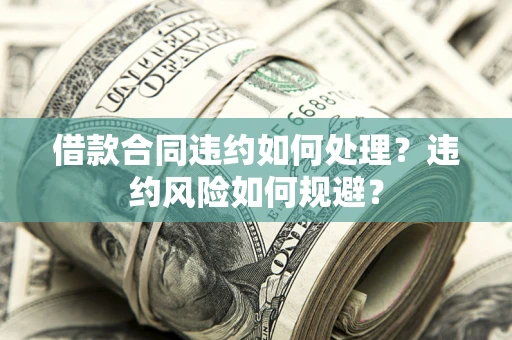 北京借款合同违约如何处理？违约风险如何规避？