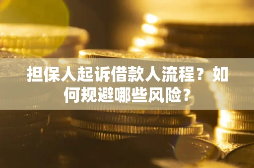 北京担保人起诉借款人流程？如何规避哪些风险？