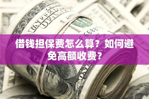北京借钱担保费怎么算？如何避免高额收费？